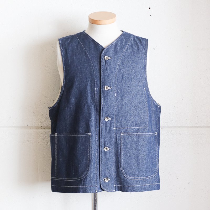 Engineer Vest Indigo 6.5oz Denim