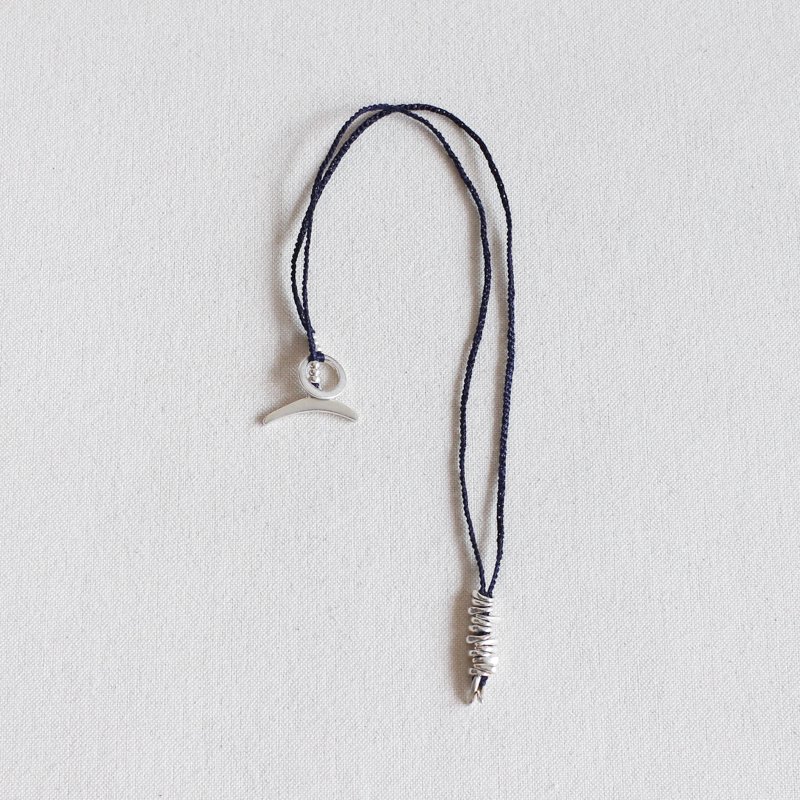 Jill Platner * Birdbone Necklace 　Indigo　21 inch