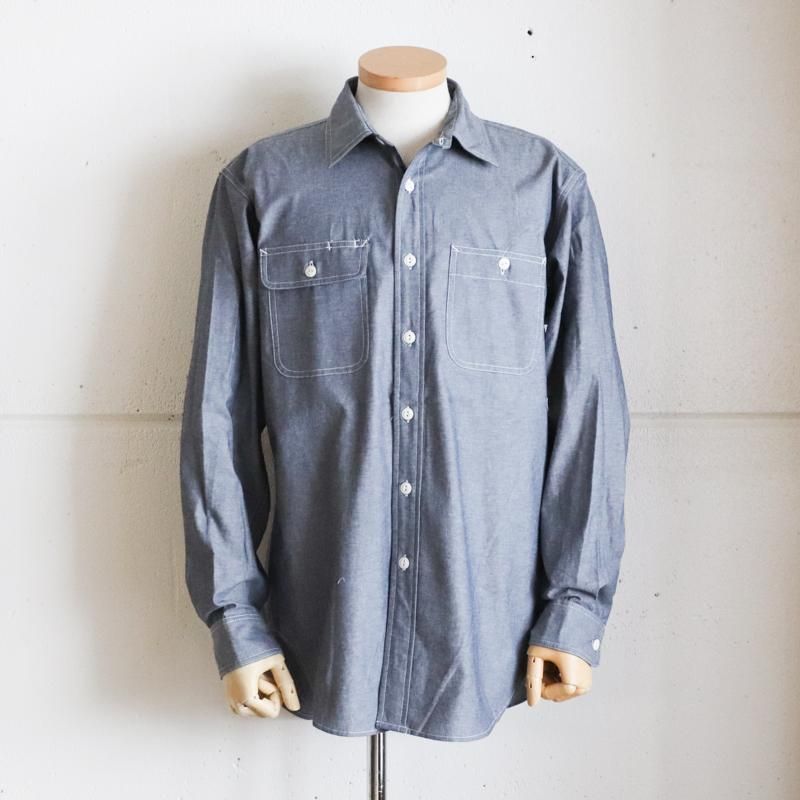 専用　EG WORKADAY スモック ネイビー Size L Workaday】Smock Popover (6oz Cotton Denim) 【返品・交換不可