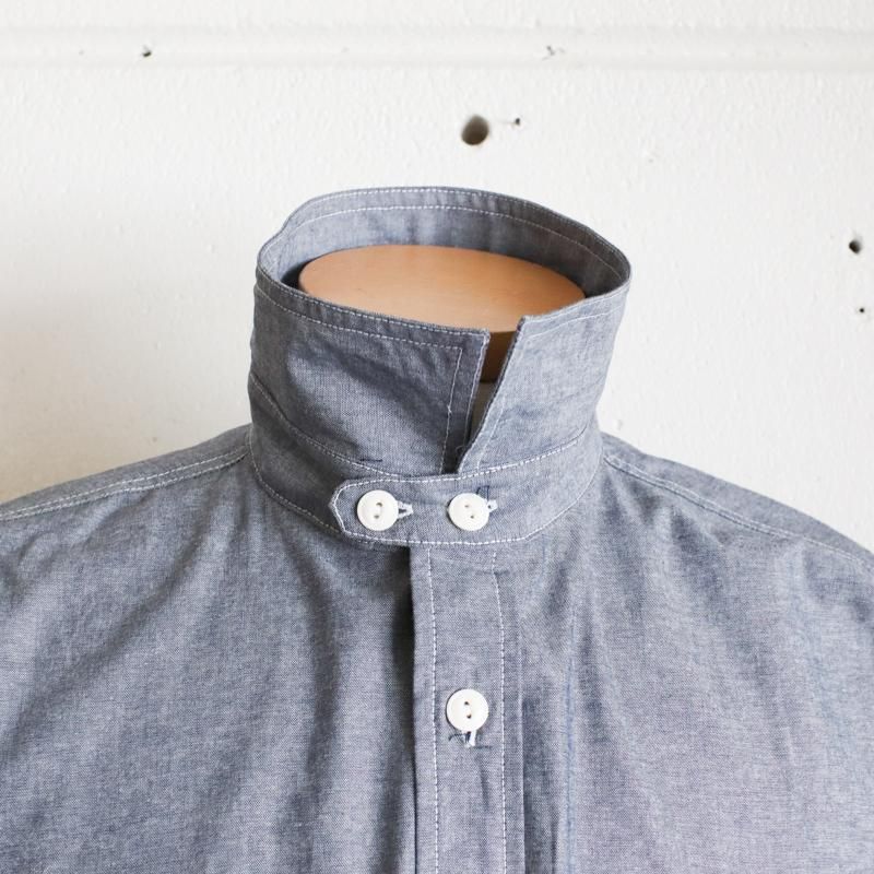 専用　EG WORKADAY スモック ネイビー Size L Workaday】Smock Popover (6oz Cotton Denim) 【返品・交換不可