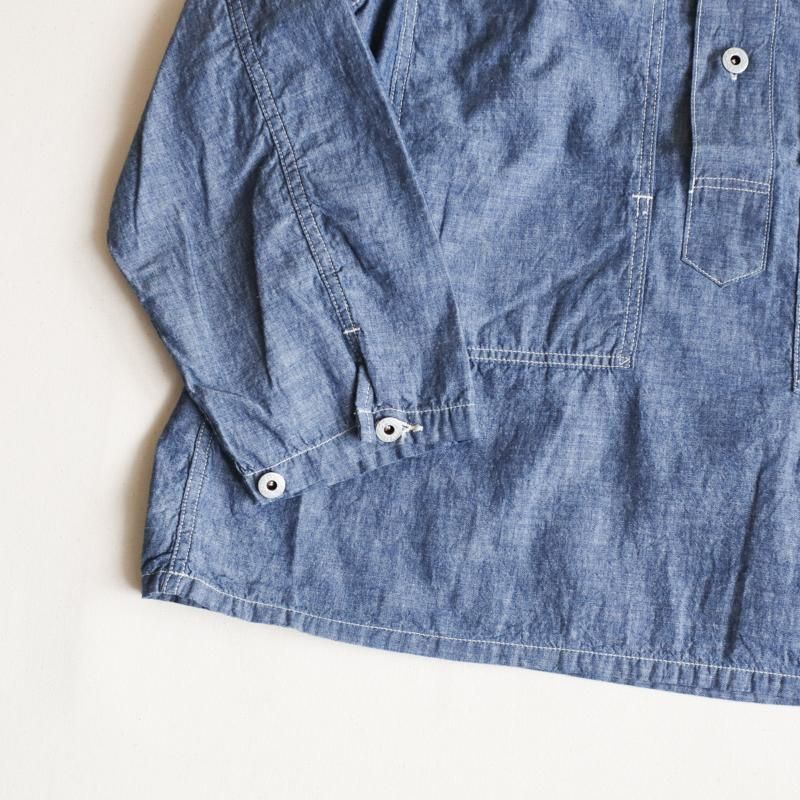 POST O'ALLS ARMY SHIRT　Indigo Chambray