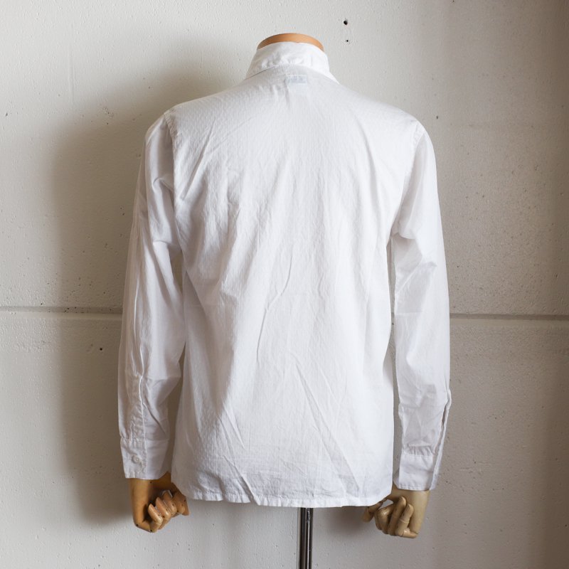 POST OVERALLS【ポストオーバーオールズ】Town & Country shirt White 　Size XS - UNCLE  SAM【アンクルサム】 大阪 アメリカ村のセレクトショップ / Online Store