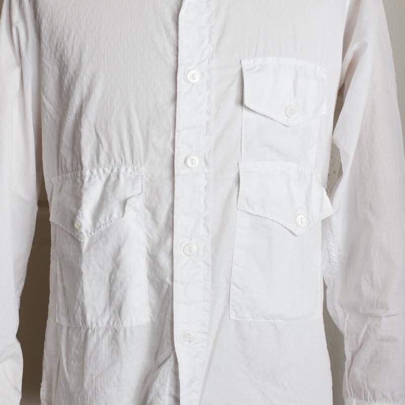 POST OVERALLS【ポストオーバーオールズ】Town & Country shirt White 　Size XS - UNCLE  SAM【アンクルサム】 大阪 アメリカ村のセレクトショップ / Online Store