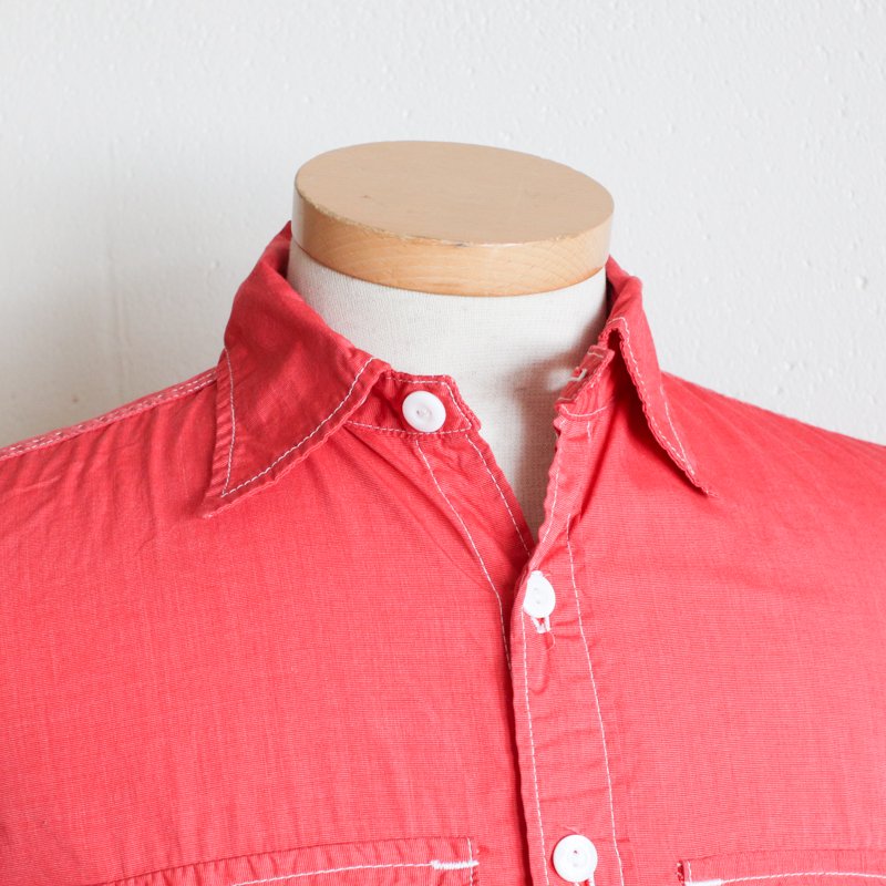 Cruz Shirt  　End-on-End 　salmon pink　Size XS

