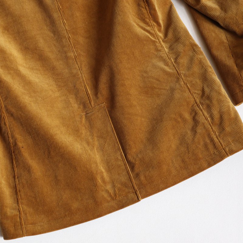 Corduroy Sack Jacket　　Gold Brown