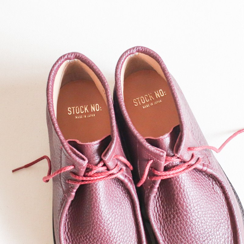 STOCK NO: Moccasin Boots　　Dark Burgundy