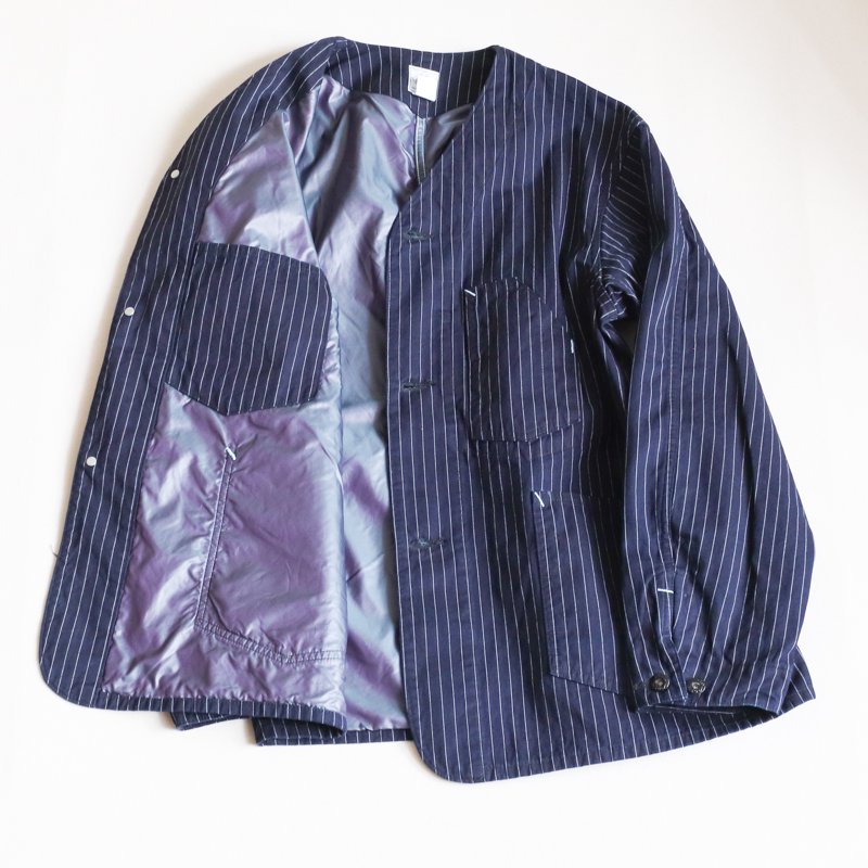 POST O'ALLS De Luxe　Railroader 2DV 　Gangster Stripe　Indigo