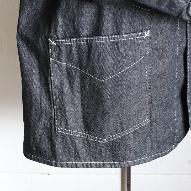 POST O'ALLS De Luxe　Railroader 2　8oz Denim 　Black