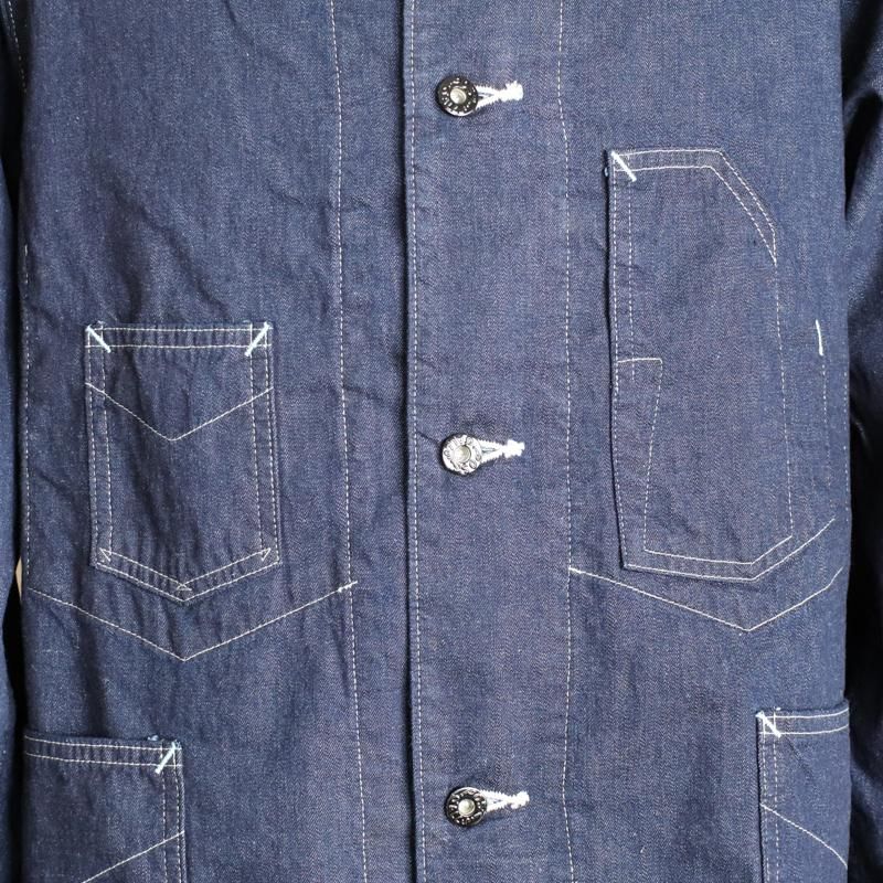 POST O'ALLS De Luxe　Railroader 2　8oz Denim 　Indigo