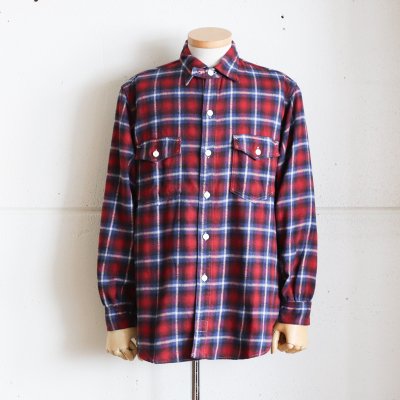 THE NAVY CUT 2 　Cotton Flannel Plaid 　Red

