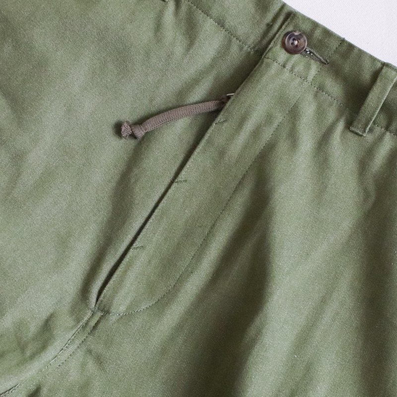 生まれのブランドで QUILP GLOVER × EESETT&Co Trousers GREEN - パンツ