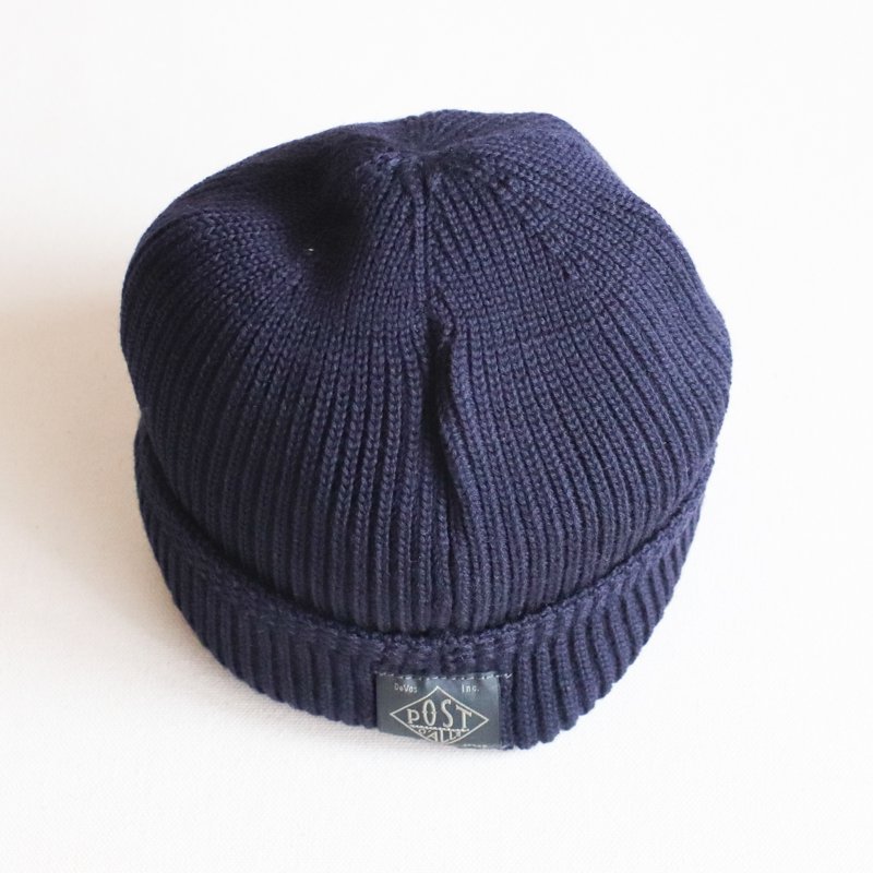 POST OVERALL 【ポストオーバーオールズ】POST BEANIE Navy - 大阪