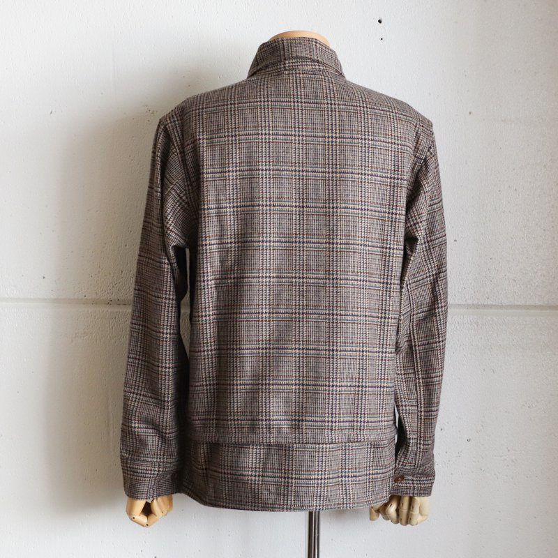 Houndstooth pattern jacket Sサイズ　ブラウン