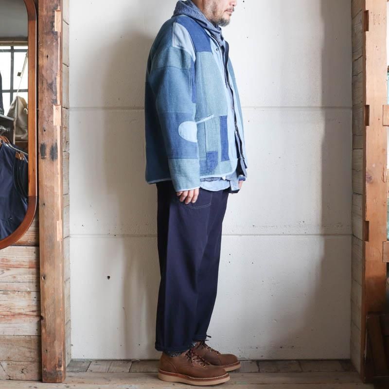 ポストオーバーオールズ 6oz E-Z army navy pants2