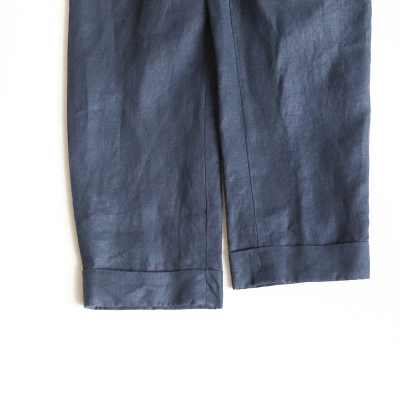ANDOVER PANT　　Navy Linen Twill　