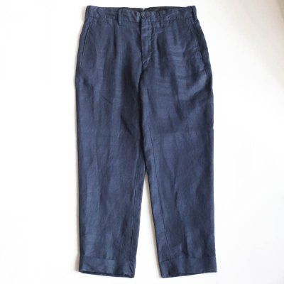 ANDOVER PANT　　Navy Linen Twill　