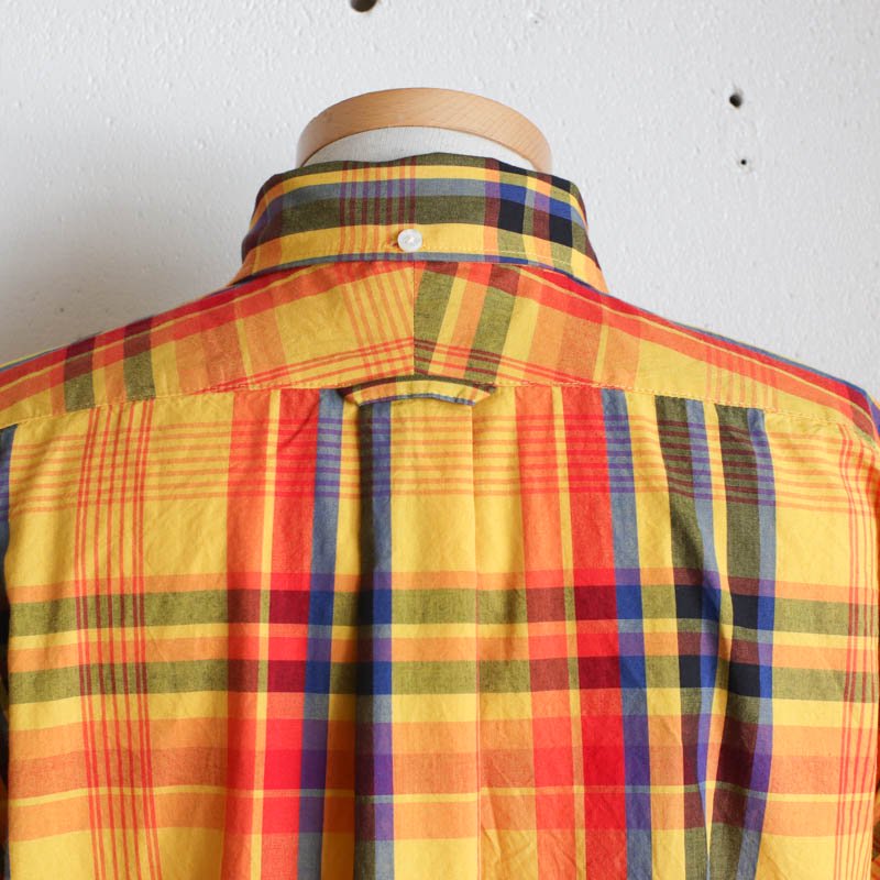 ENGINEERED GARMENTS Popover BD Shirt 　Gold Cotton Plaid