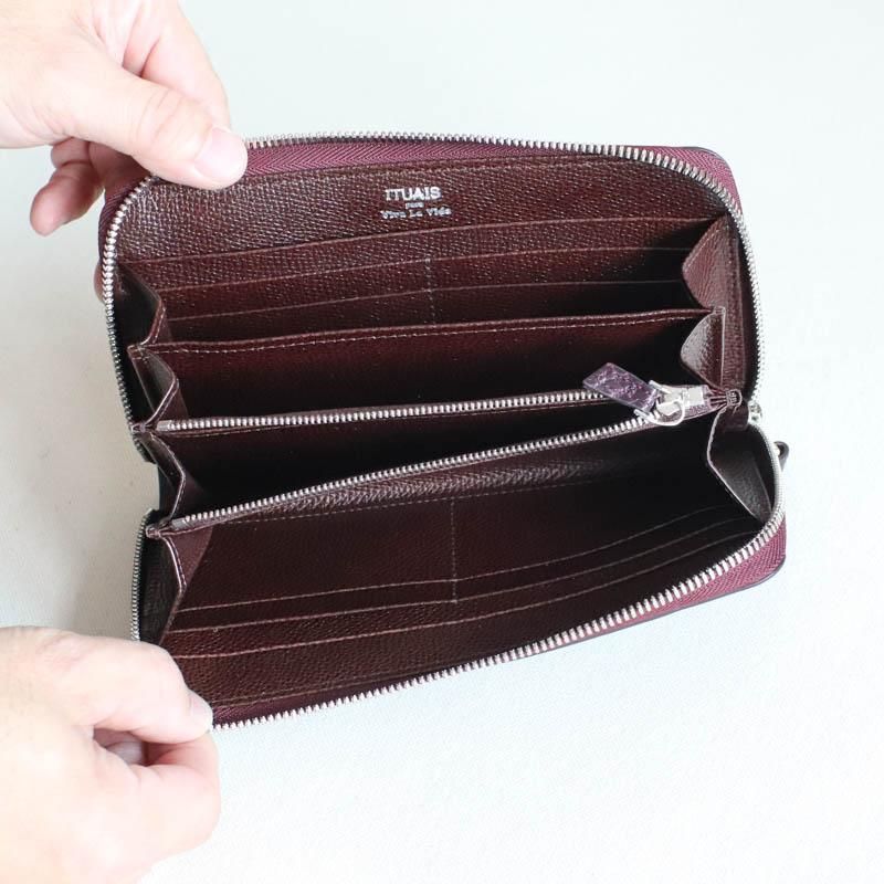 ITUAIS 【イトゥアイス】 H.C.P Lizard Wallet Long Beige
