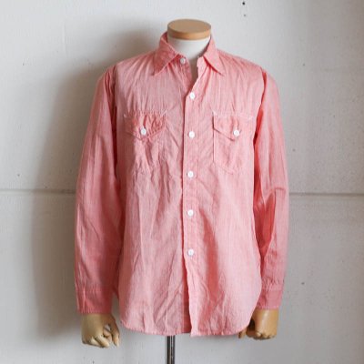 New Light Shirt　Cotton/linen feather　Orange