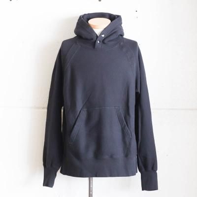 【関税込み】Engineered Garments ネイビー 半袖 フーディ ENGINEERED GARMENTS【エンジニアドガーメンツ】