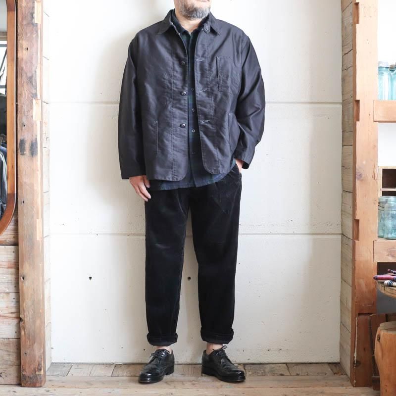 POST O'ALLS No.1 Jacket　Vintage moleskin　Black