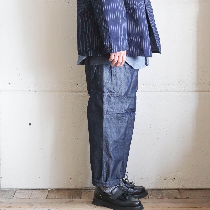 THE CORONA UTILITY Jungle Slacks　 Indigo Chambray Ripstop