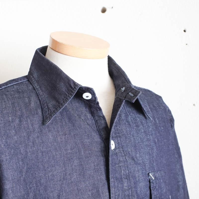 POST O'ALLS【ポストオーバーオールズ】No.1 Shirt Light Denim