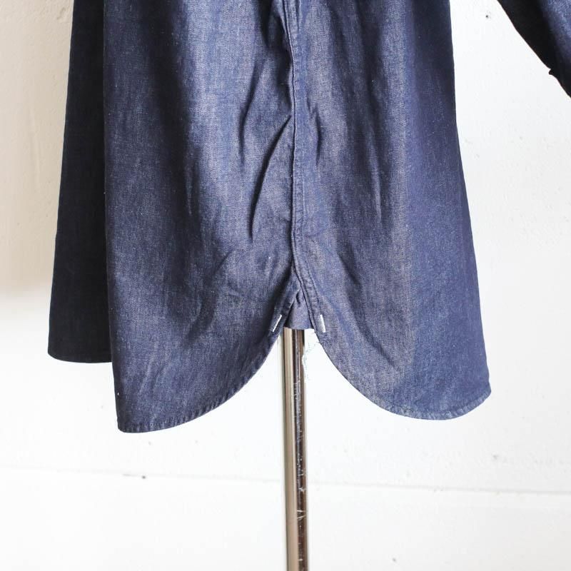 POST OVERALLS USA製Denim indigo shirt 新品 POST O'ALLS【ポストオーバーオールズ】No.1 Shirt Light Denim