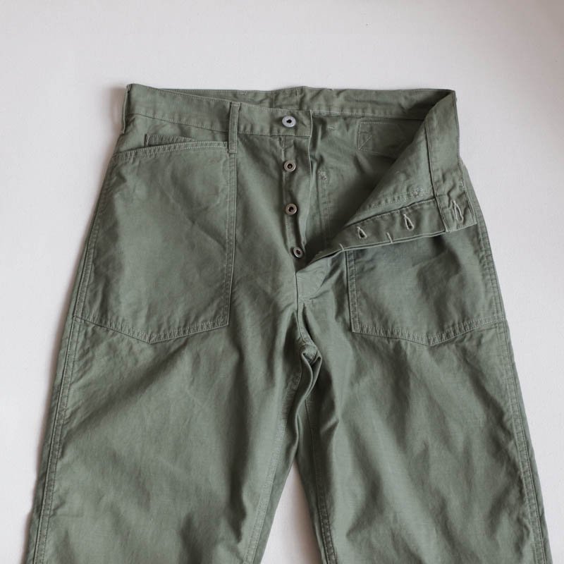 POST O'ALLS Army Pants　Vintage Sateen 　Olive