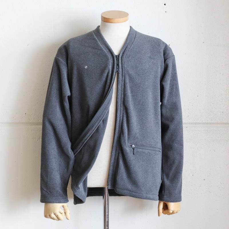 POST O'ALLS E-Z Zip Cardigan　Polar Tech 　Heather Grey