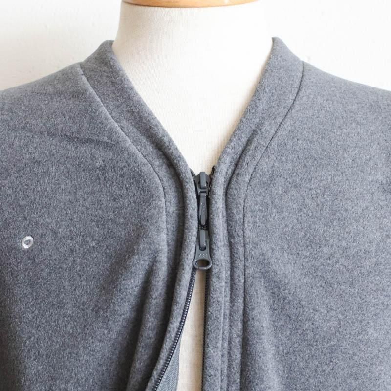 POST O'ALLS E-Z Zip Cardigan　Polar Tech 　Heather Grey