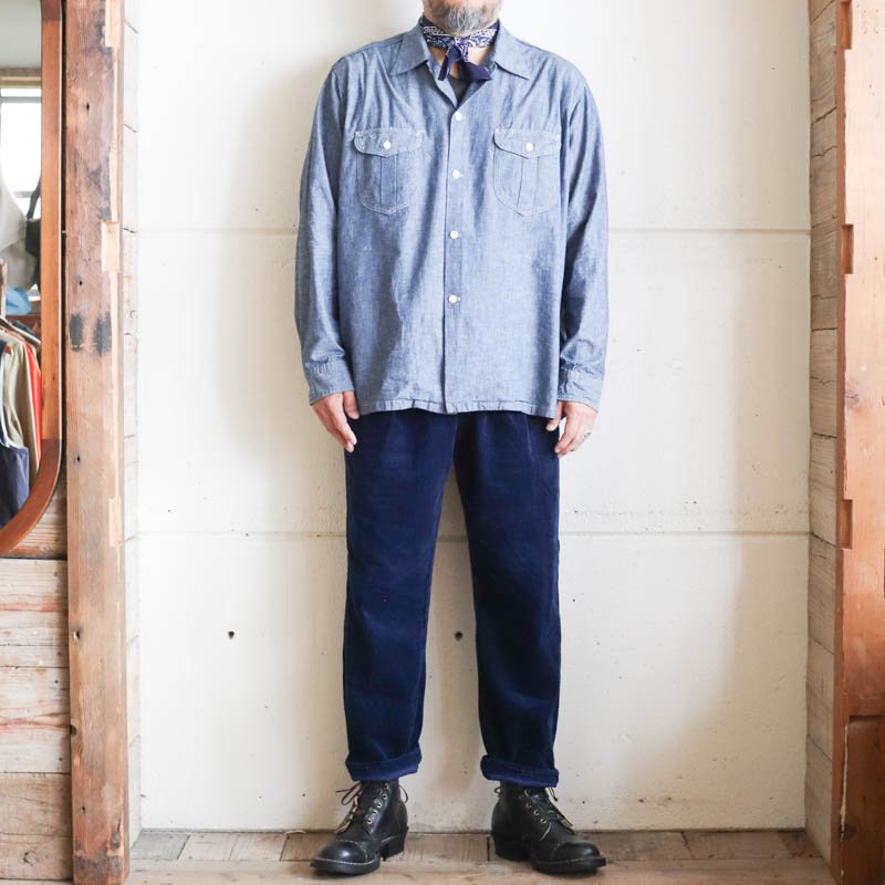 POST O'ALLS New Shirt 　Classic Chambray　Indigo