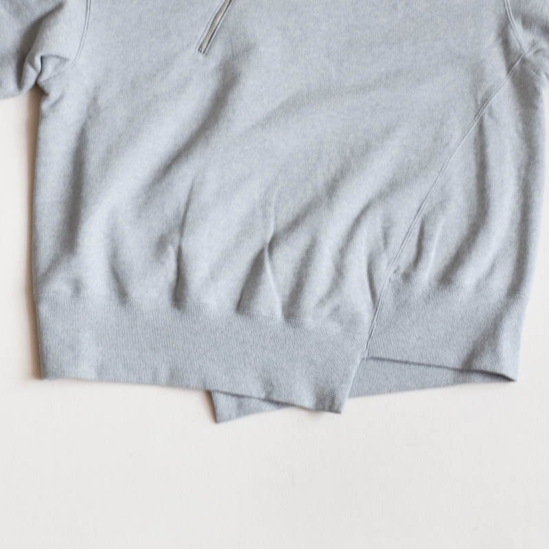 Blue Books Co.【ブルーブックス】Twisty Sweatshirts Halfzip Grey