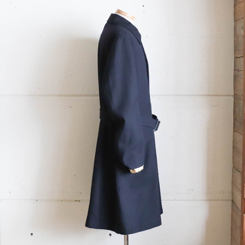 WHITE -Soutien Collar Coat- / Heritage sarge