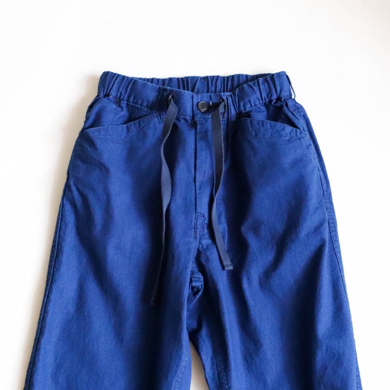 E-Z Travail Pants　Cotton/Linen  Seeting 　Indigo