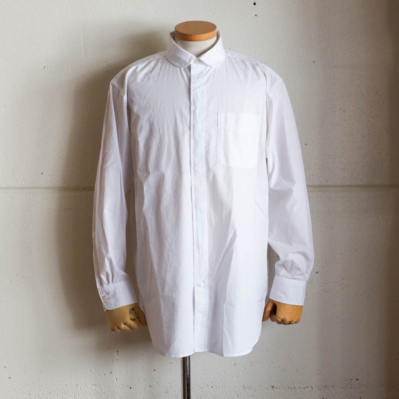 ENGINEERED GARMENTS Rounded Collar Shirt - 100's 2Ply Broadcloth