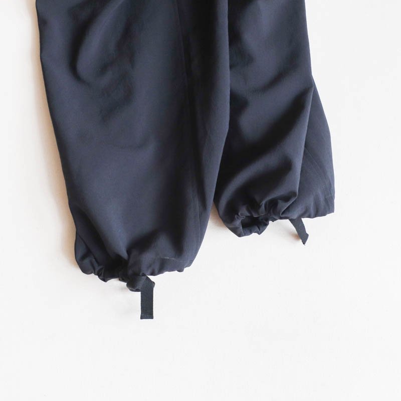 String Cuff Balloon Pant  Poly Tropical Cloth  Black