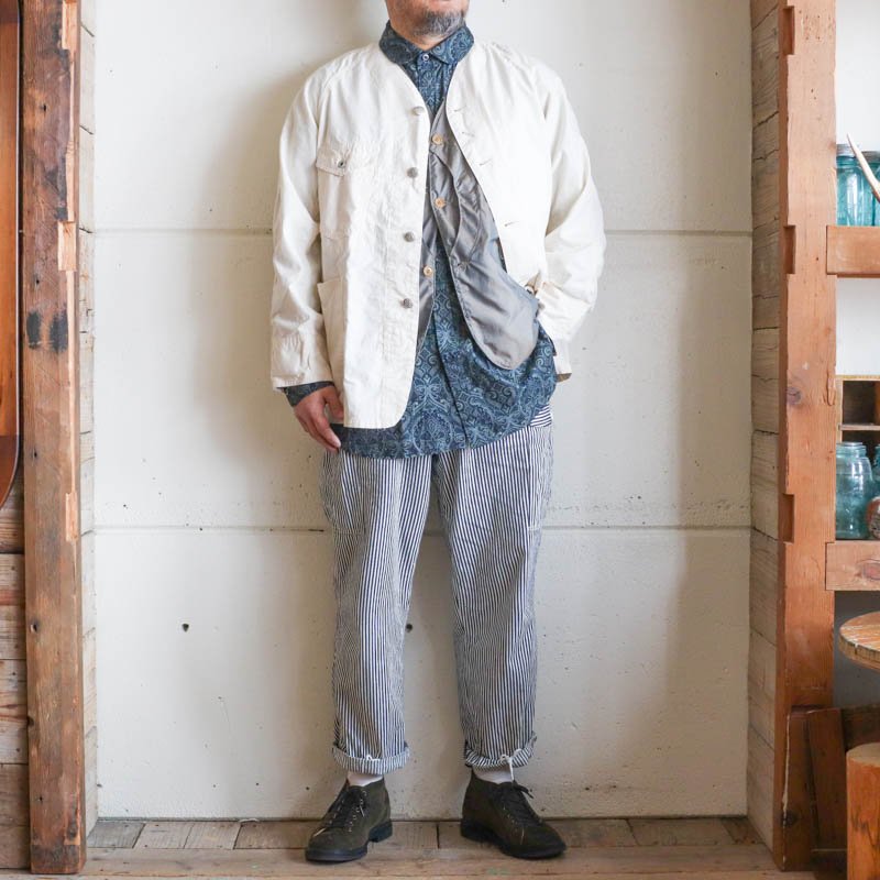 POST O'ALLS【ポストオーバーオール】Engineer‘s Jacket DV　 Vintage Seeting 　Natural -  UNCLE SAM【アンクルサム】 大阪 アメリカ村のセレクトショップ / Online Store