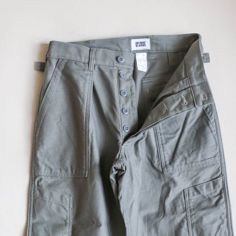 THE CORONA UTILITY Mechanic Slacks　Military Back Satin 　Sage Green