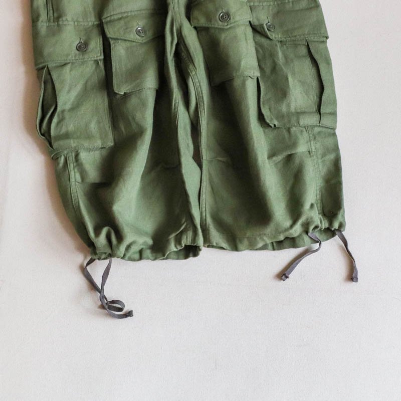 ENGINEERED GARMENTS FA Short　Olive Cotton Hemp Satin