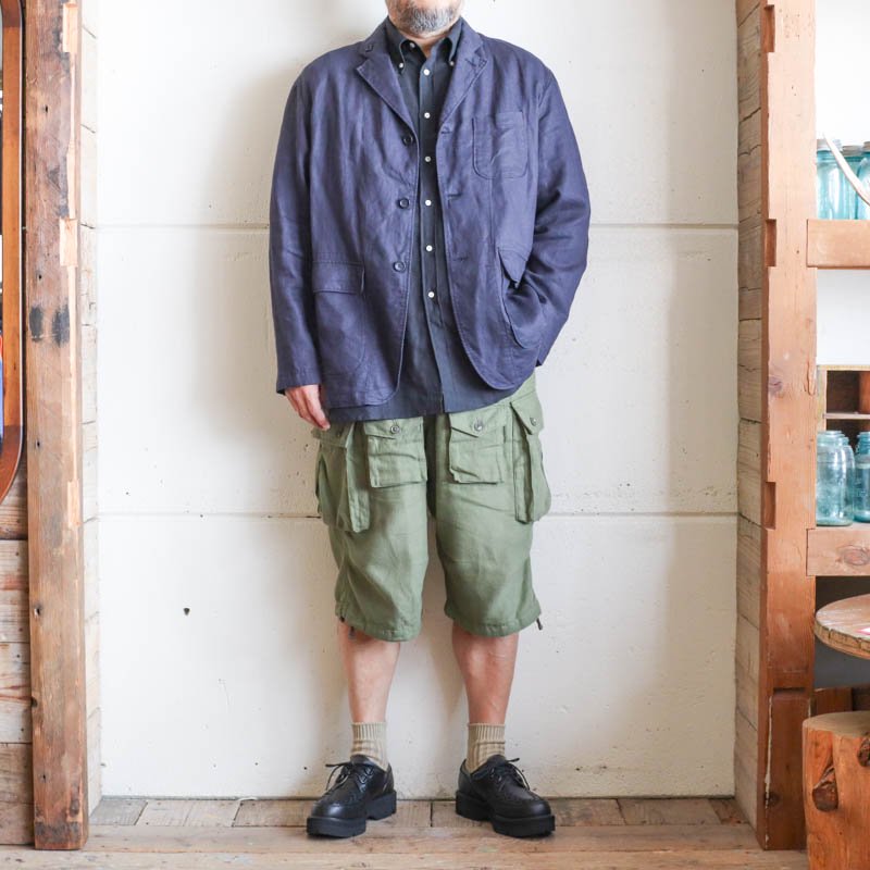 ENGINEERED GARMENTS Loiter Jacket　Navy Linen Twill