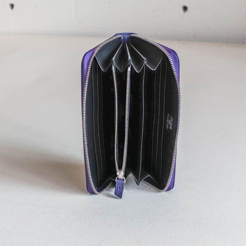 定番の中古商品 Wallet RO-RO 【イトゥアイス】 ITUAIS Long Encre Blue Diamond 小物