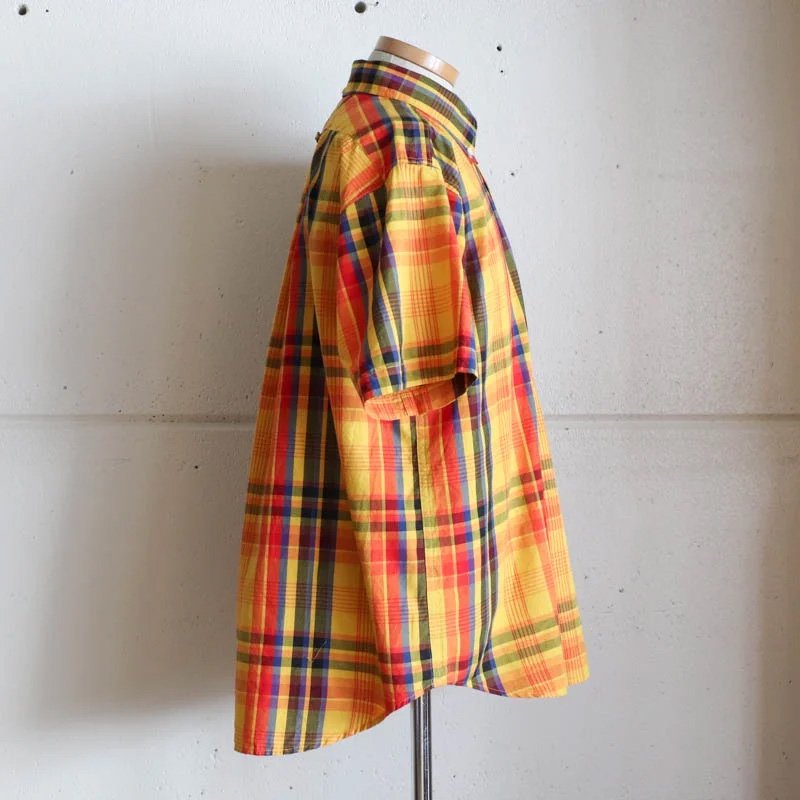 Popover BD Shirt Gold Cotton  Plaid