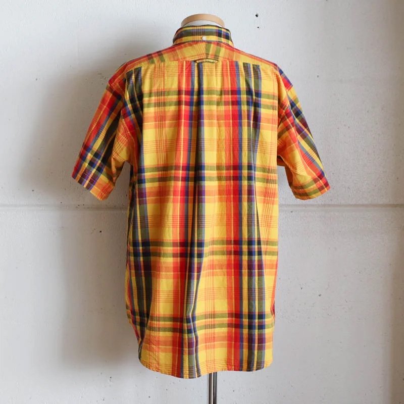 ENGINEERED GARMENTS Popover BD Shirt 　Gold Cotton Plaid