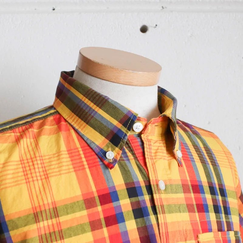 Popover BD Shirt Gold Cotton  Plaid