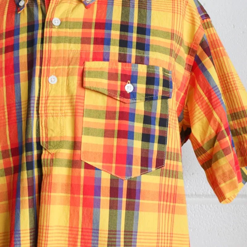 Popover BD Shirt Gold Cotton  Plaid