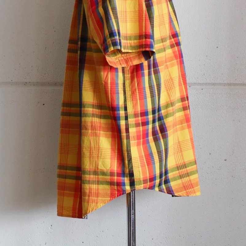 Popover BD Shirt Gold Cotton  Plaid