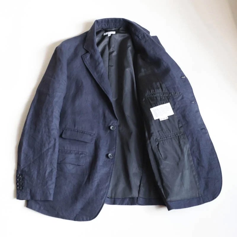 ANDOVER JACKETNavy Linen Twill