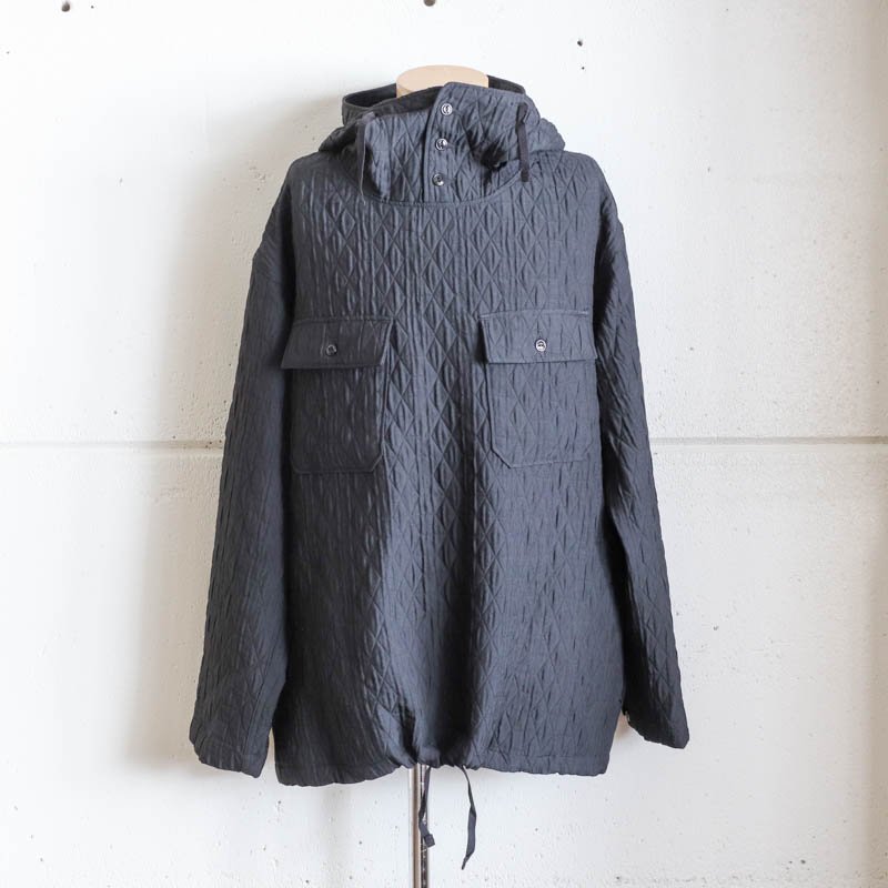 ENGINEERED GARMENTS Cagoule Shirt - Polyester Geo Quilt Black