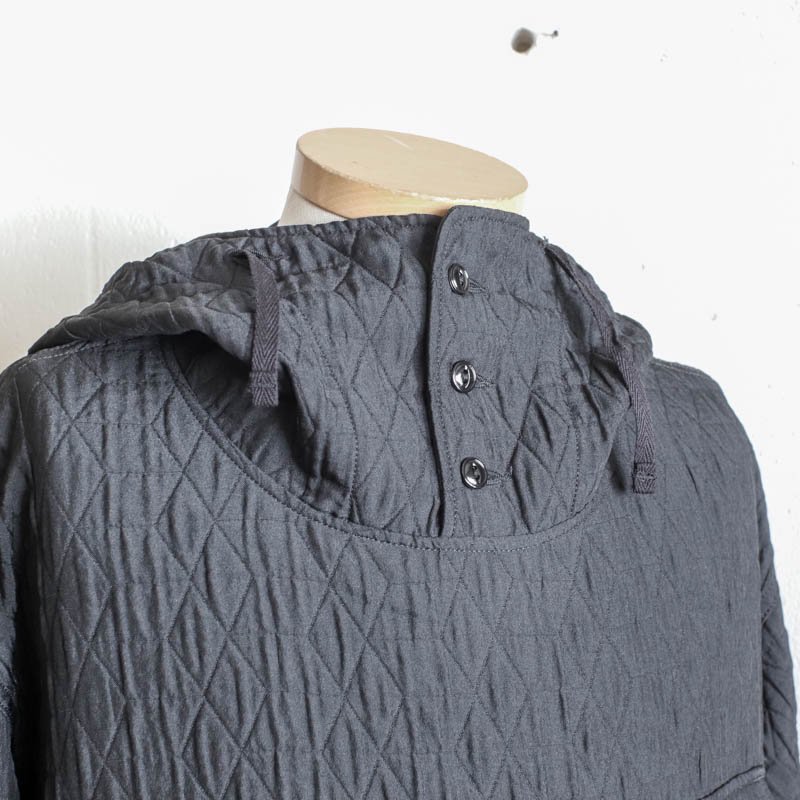 Cagoule Shirt - Polyester Geo Quilt Black